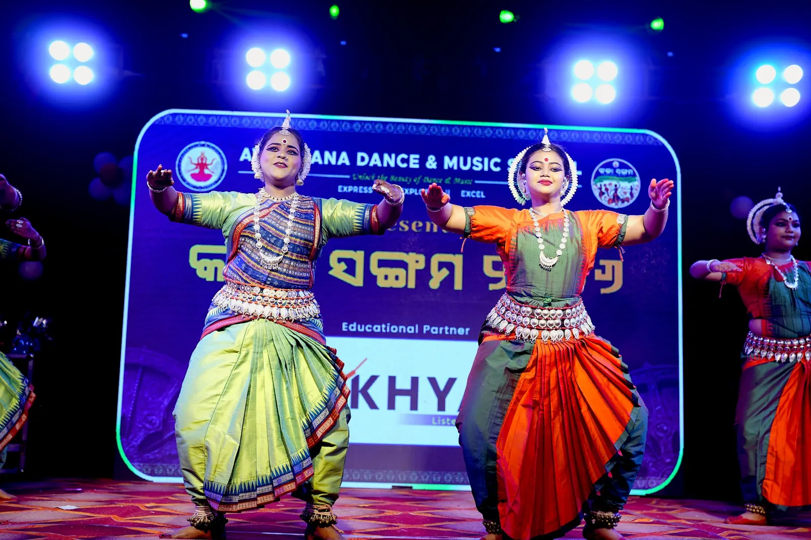 Duet performance on the Kala Sangam 1.O stage