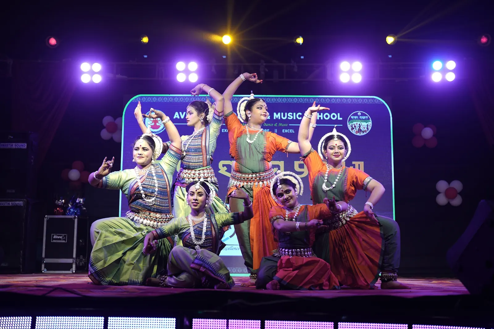 Ensemble Odissi performance at Kala Sangam 1.O 2026