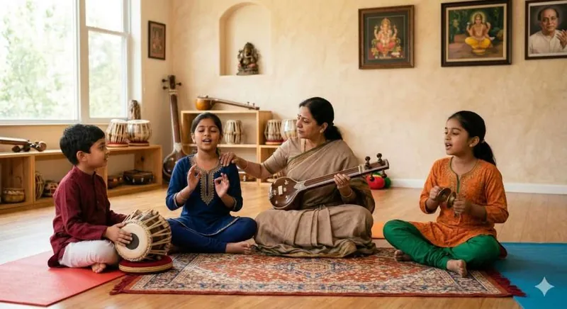 Hindustani Vocal class at Avinayana
